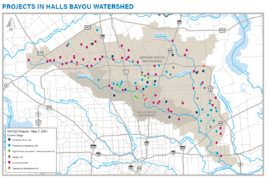 Halls Bayou Watershed