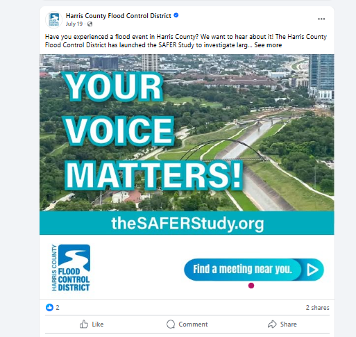 SAFER Study Facebook Post