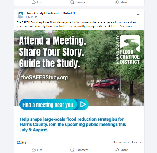 SAFER Study Facebook Post